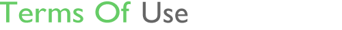 Terms Of Use