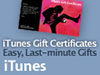 iTunes gift certificates